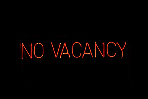 No Vacancy animated motel neon sign