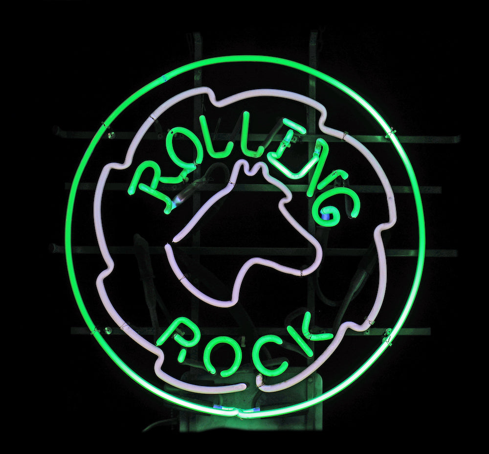 Rolling rock deals neon light