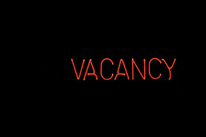 No Vacancy animated motel neon sign